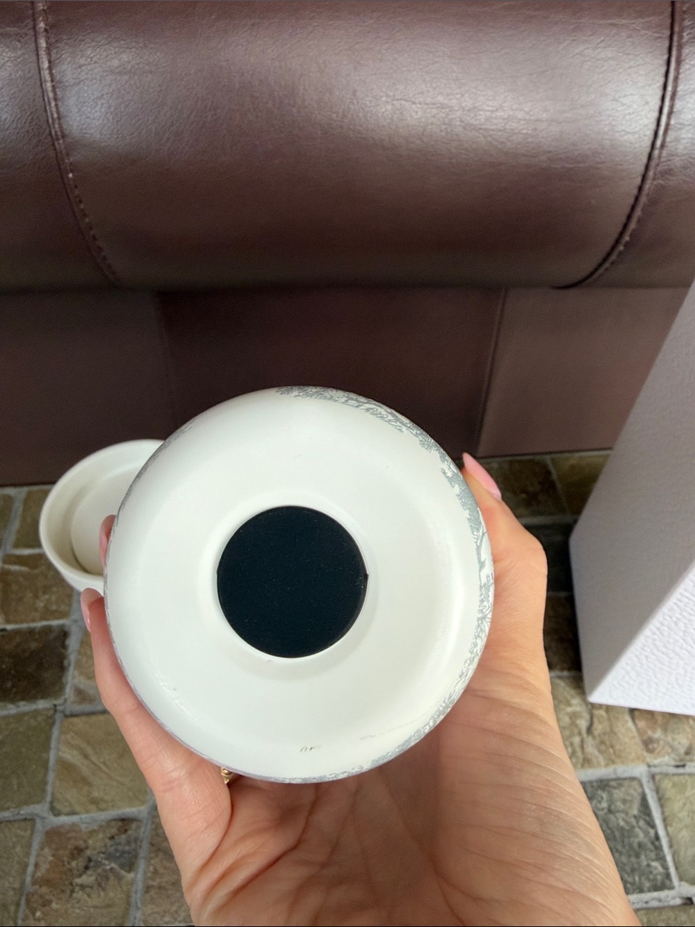 Dior Cream and Gray Toile Travel Mug - Picture 5 of 7